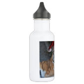Weihnachtsmannmütze Bengalisch Tiger Edelstahlflasche (Links)