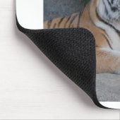 Weihnachtsmannmütze Bengalisch Tiger Mousepad (Ecke)