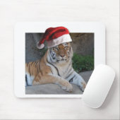 Weihnachtsmannmütze Bengalisch Tiger Mousepad (Mit Mouse)
