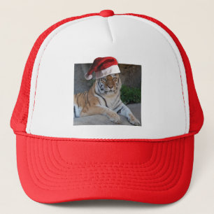 Weihnachtsmannmütze Bengalisch Tiger Truckerkappe