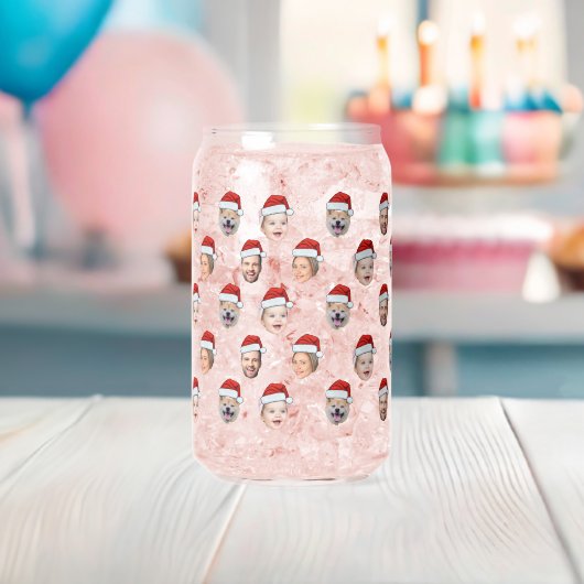 Weihnachtsmannmütze Benutzerdefiniertes Familien-G Dosenglas (Insitu (Baby Party))