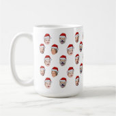 Weihnachtsmannmütze Benutzerdefiniertes Familien-G Kaffeetasse (Links)