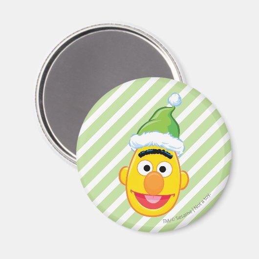 Weihnachtsmannmütze Bert Magnet (Vorderseite/Rückseite)