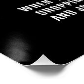 Weihnachtsmannmütze, Besuch Santa, QR Code Queue Poster (Ecke)