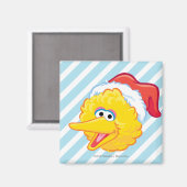 Weihnachtsmannmütze Big Bird Magnet (Vorderseite/Rückseite)