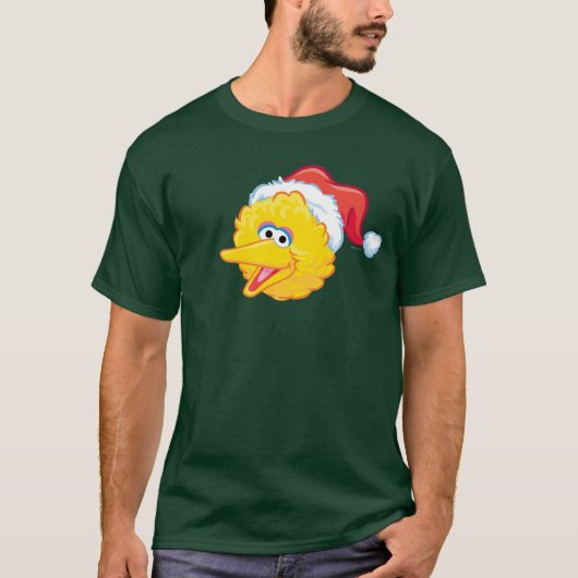 Weihnachtsmannmütze Big Bird T-Shirt (Vorderseite)