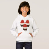 Weihnachtsmannmütze Bites Hoodie (Vorne ganz)