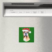 Weihnachtsmannmütze Boxer Magnet (In Situ (Geschirrspüler))