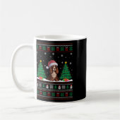 Weihnachtsmannmütze Boykin Spaniel Hund Xmas Tree Kaffeetasse (Links)
