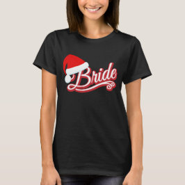 Weihnachtsmannmütze Bride T - Shirt schwarz