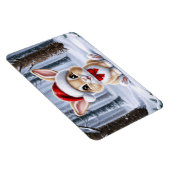 Weihnachtsmannmütze Bunny Magnet (Rechte Seite)