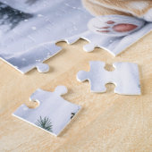 Weihnachtsmannmütze Bunny Puzzle (Seite)