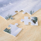 Weihnachtsmannmütze Bunny Puzzle (Seite)