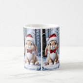 Weihnachtsmannmütze Bunny Tasse (Mittel)