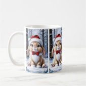 Weihnachtsmannmütze Bunny Tasse (Links)