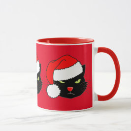 Weihnachtsmannmütze Cat Tasse