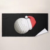 Weihnachtsmannmütze Christmas Golf Badehandtuch (Badehandtuch)