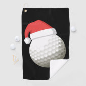 Weihnachtsmannmütze Christmas Golf Golfhandtuch (Insitu)