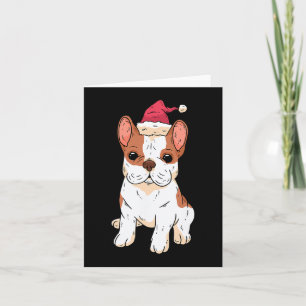 Weihnachtsmannmütze Christmas Pajama Dog Welpe Dog Karte