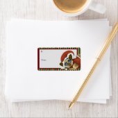 Weihnachtsmannmütze&Coat Weihnachtskittesiegel Adressaufkleber (Insitu)