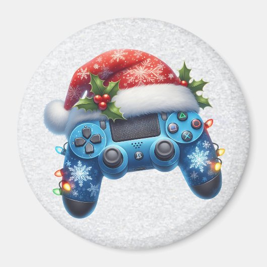 Weihnachtsmannmütze-Controller-Magnet Magnet (Vorne)