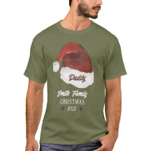 Weihnachtsmannmütze Daddy Family Monogram