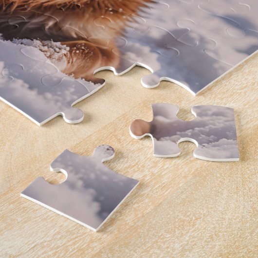 Weihnachtsmannmütze Deer Puzzle (Seite)