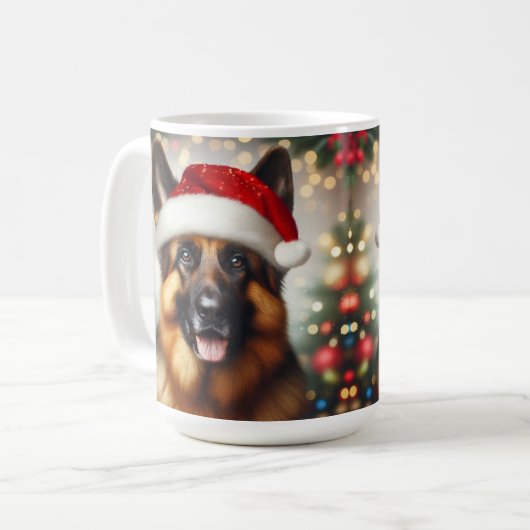 Weihnachtsmannmütze der Schäfer Kaffeetasse (Vorderseite Links)