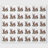 Weihnachtsmannmütze der Weihnachtsrabatte Geschenkpapier (Flach)