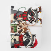 Weihnachtsmannmütze der Weihnachtsrabatte Geschenkpapier Set (Beispiel)