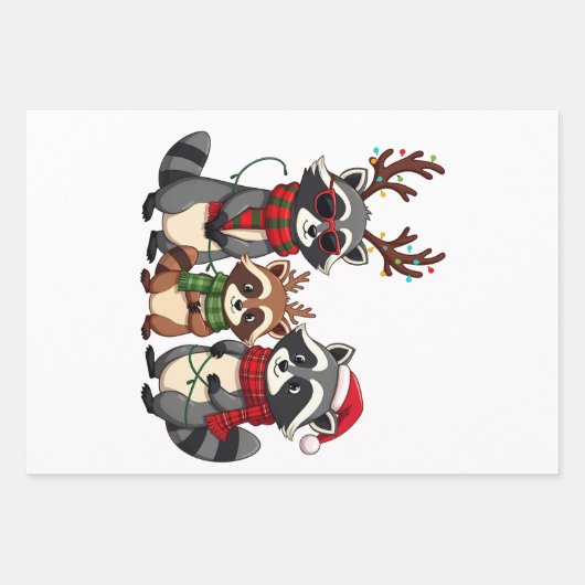 Weihnachtsmannmütze der Weihnachtsrabatte Geschenkpapier Set (Vorderseite)