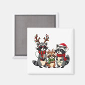 Weihnachtsmannmütze der Weihnachtsrabatte Magnet (Vorderseite/Rückseite)