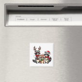 Weihnachtsmannmütze der Weihnachtsrabatte Magnet (In Situ (Geschirrspüler))
