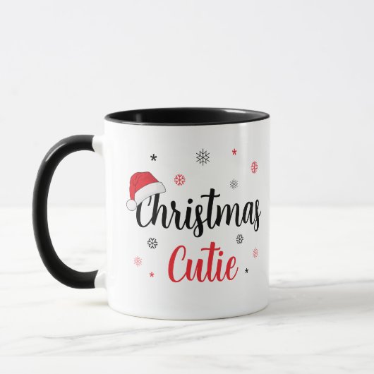 Weihnachtsmannmütze der Weihnachtszeit - Moderne S Tasse (Links)