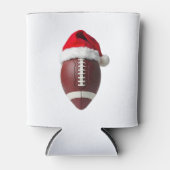 Weihnachtsmannmütze des American Football Ball Dosenkühler (Vorderseite)