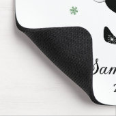 Weihnachtsmannmütze des Buchstabens | Monogramm | Mousepad (Ecke)