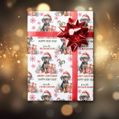 Weihnachtsmannmütze Doberman Pinscher Puppy Weihna Geschenkpapier