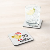 Weihnachtsmannmütze Ei Nog Getränkeuntersetzer (Rechte Seite)