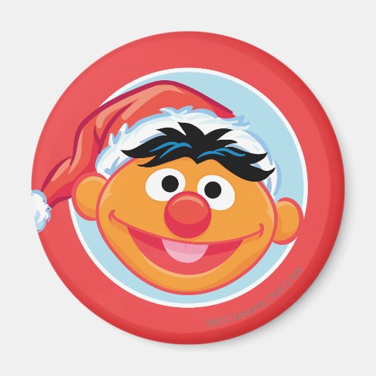 Weihnachtsmannmütze Ernie Magnet (Vorne)