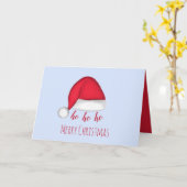 Weihnachtsmannmütze Falten der Grußkarte Karte (Gelbe Blume)