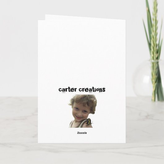 Weihnachtsmannmütze Feiertagskarte (Rückseite)