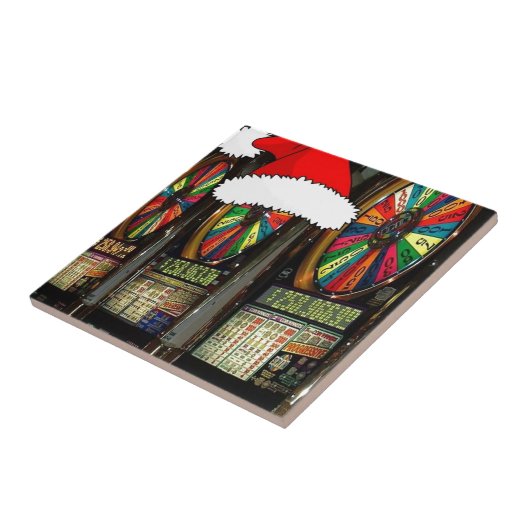 Weihnachtsmannmütze Fliese (Seite)