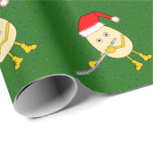 Weihnachtsmannmütze Flute Egghead Geschenkpapier (Rolleneckpunkt)