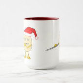 Weihnachtsmannmütze Flute Egghead Tasse (Zentrum)