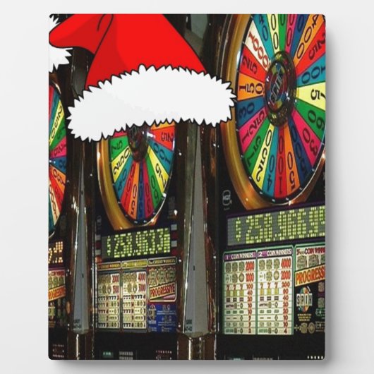 Weihnachtsmannmütze Fotoplatte (Vorderseite)