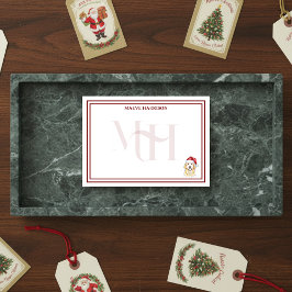 Weihnachtsmannmütze für den Goldenen Retriever im  Post-it Klebezettel