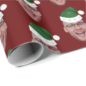 Weihnachtsmannmütze für Foto mit benutzerdefiniert Geschenkpapier (Rolleneckpunkt)