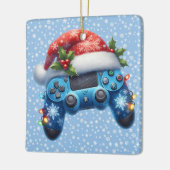 Weihnachtsmannmütze Game Controller Ornament (Links)