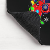 Weihnachtsmannmütze Gamer Bo Mousepad (Ecke)