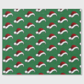 Weihnachtsmannmütze Geschenkpapier (Flach)